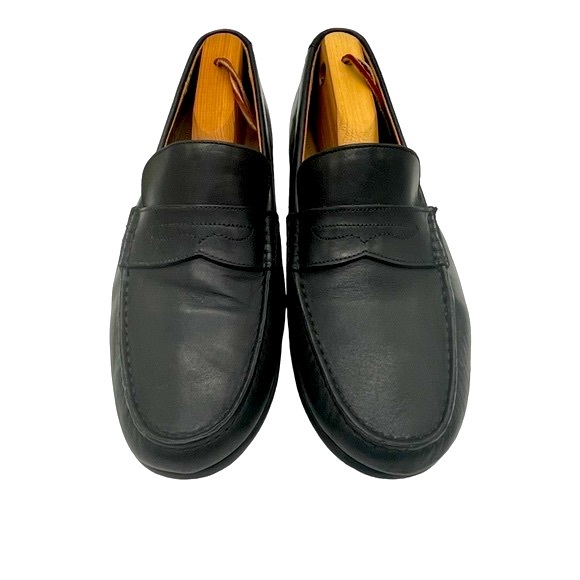 Clarks Collection ExtraLight Black Men's Penny‎ Loafers Leather Slip On Comfort - Picture 4 of 13
